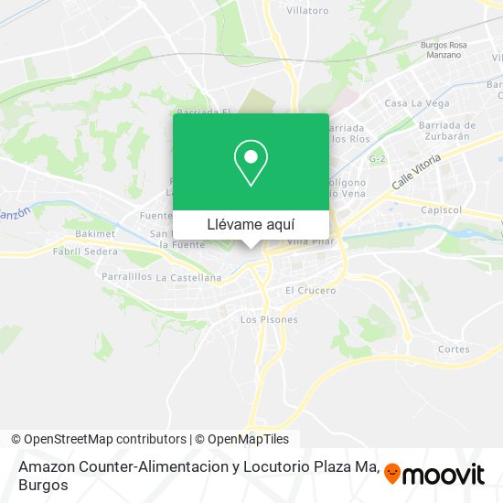 Mapa Amazon Counter-Alimentacion y Locutorio Plaza Ma