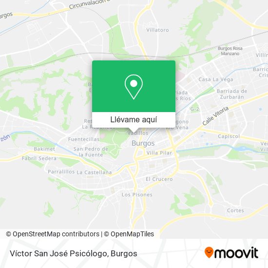 Mapa Víctor San José Psicólogo