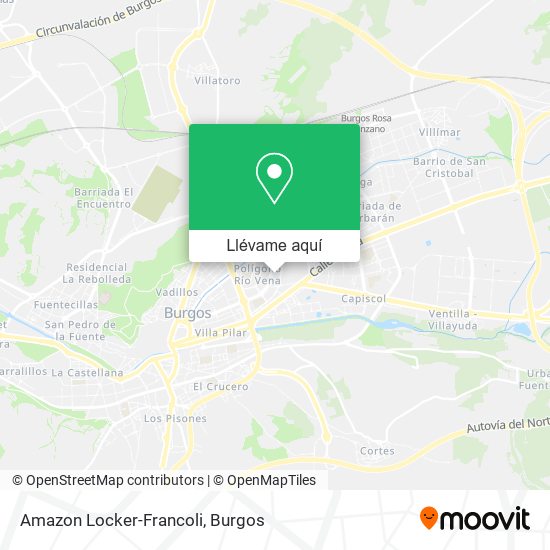 Mapa Amazon Locker-Francoli