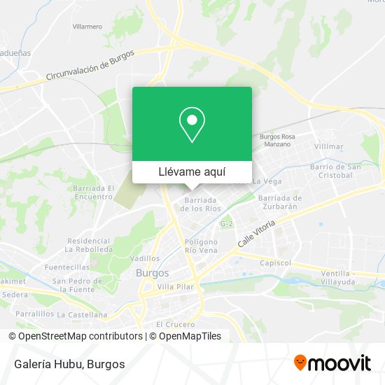 Mapa Galería Hubu