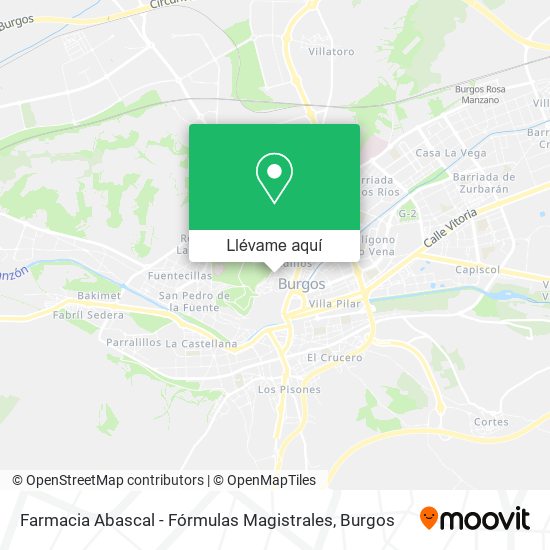 Mapa Farmacia Abascal - Fórmulas Magistrales