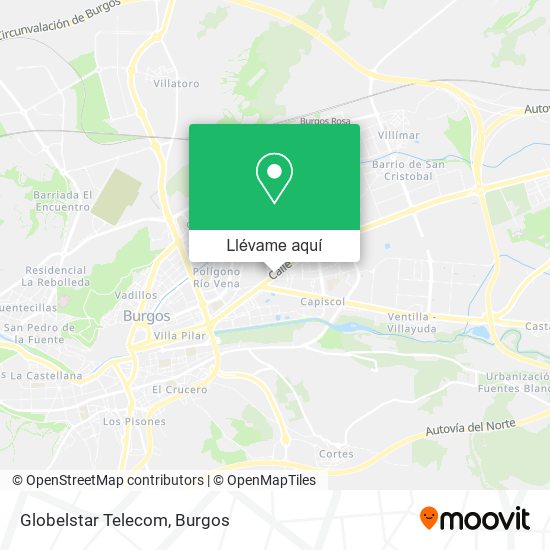 Mapa Globelstar Telecom