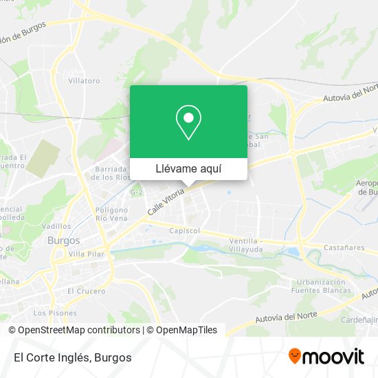 Mapa El Corte Inglés