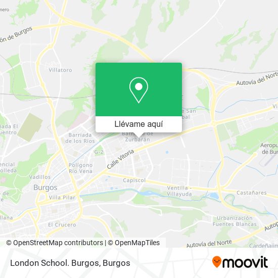 Mapa London School. Burgos
