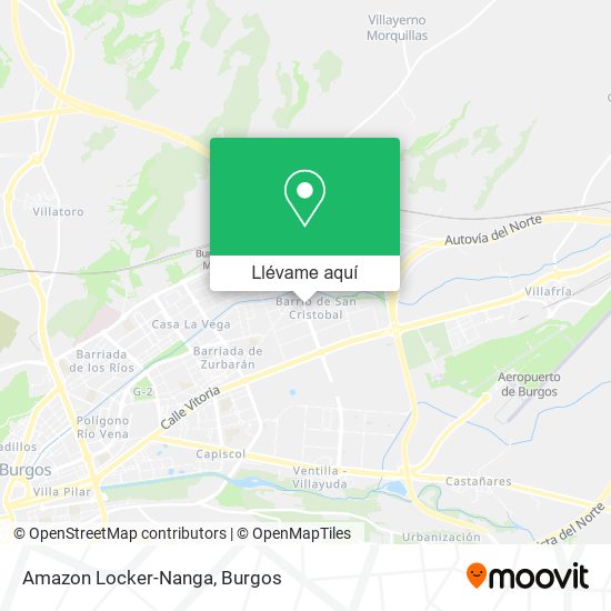 Mapa Amazon Locker-Nanga
