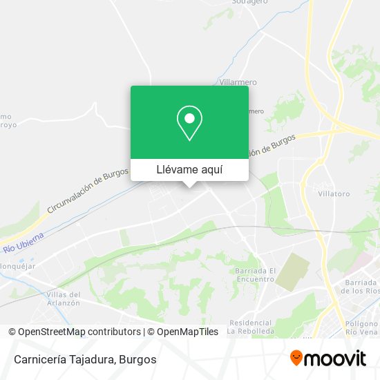 Mapa Carnicería Tajadura