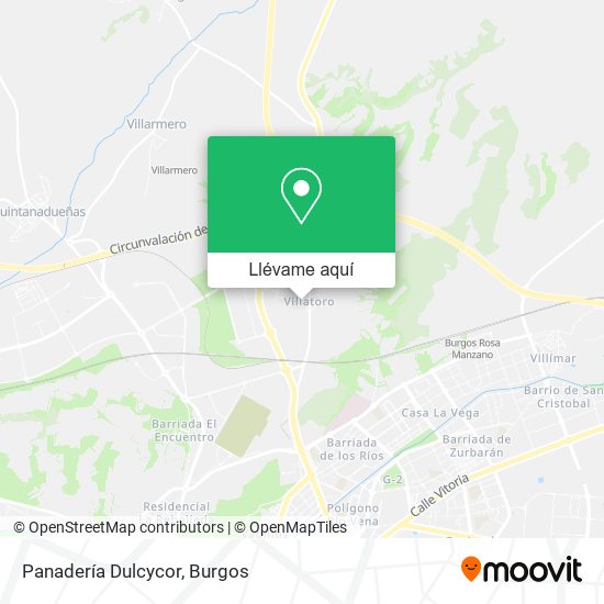 Mapa Panadería Dulcycor