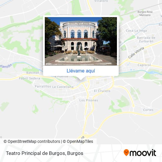 Mapa Teatro Principal de Burgos