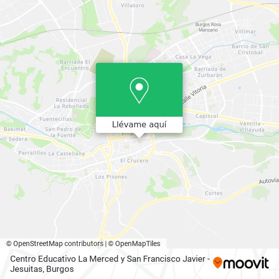 Mapa Centro Educativo La Merced y San Francisco Javier - Jesuitas