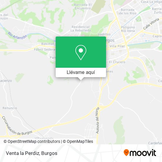 Mapa Venta la Perdiz