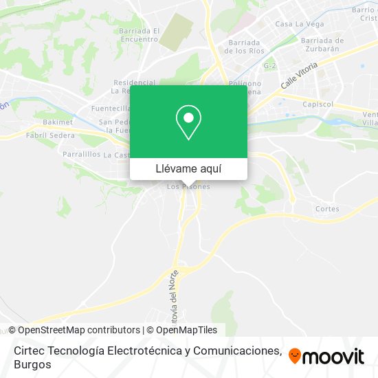 Mapa Cirtec Tecnología Electrotécnica y Comunicaciones