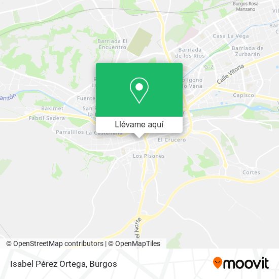 Mapa Isabel Pérez Ortega