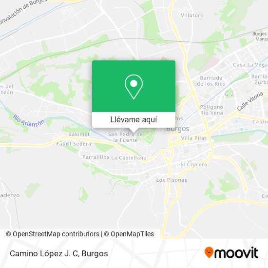 Mapa Camino López J. C