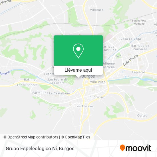 Mapa Grupo Espeleológico Ni