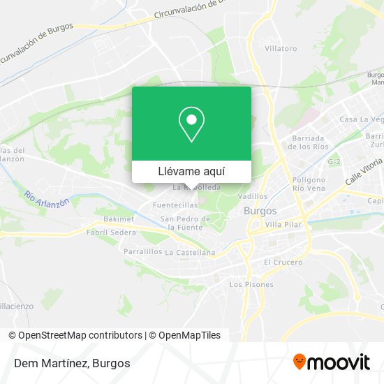 Mapa Dem Martínez