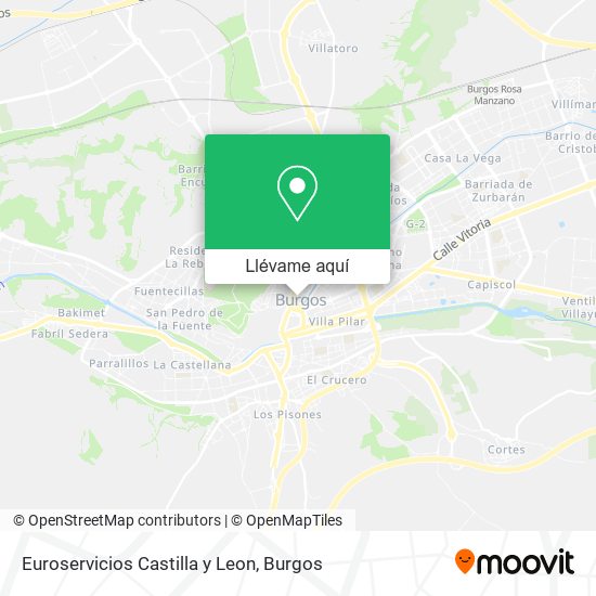 Mapa Euroservicios Castilla y Leon