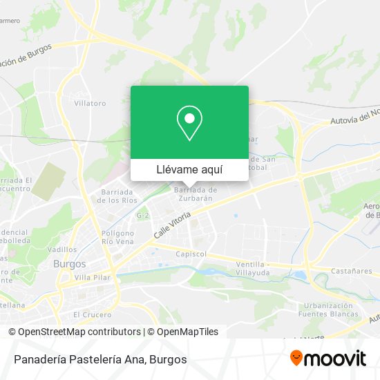 Mapa Panadería Pastelería Ana