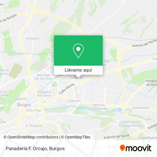 Mapa Panadería F. Orcajo