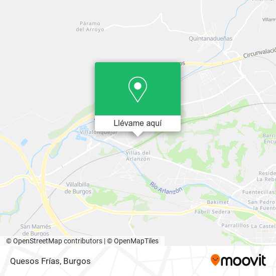 Mapa Quesos Frías
