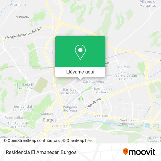 Mapa Residencia El Amanecer