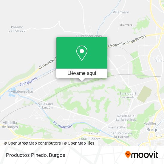 Mapa Productos Pinedo