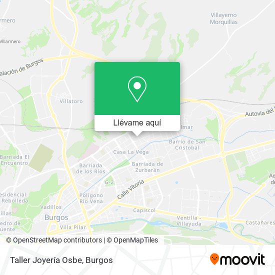 Mapa Taller Joyería Osbe