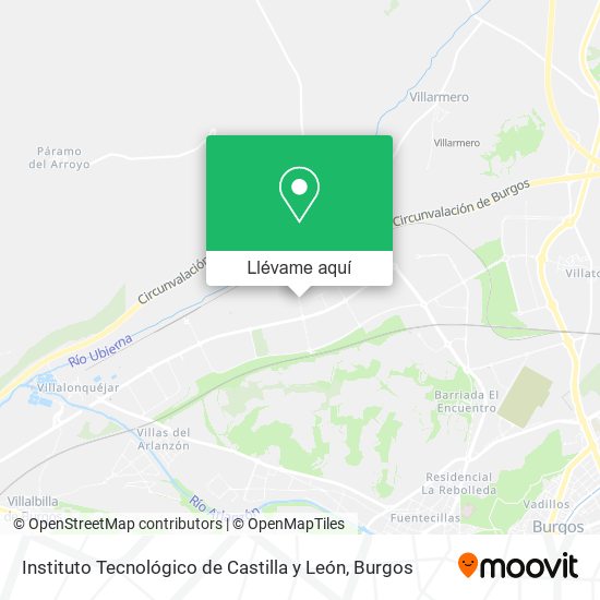 Mapa Instituto Tecnológico de Castilla y León