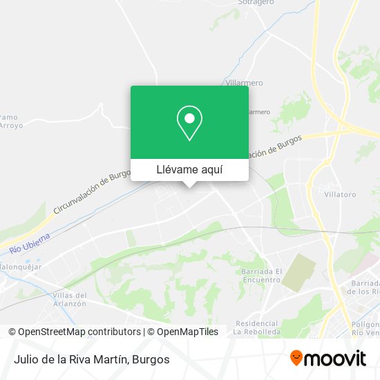 Mapa Julio de la Riva Martín