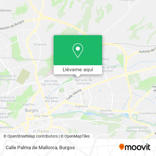 Mapa Calle Palma de Mallorca