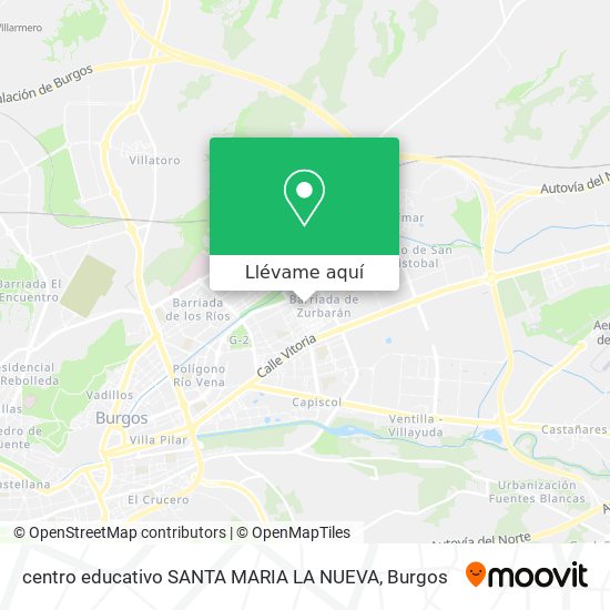 Mapa centro educativo SANTA MARIA LA NUEVA