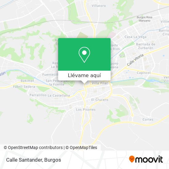 Mapa Calle Santander
