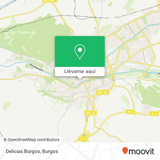 Mapa Delicias Burgos