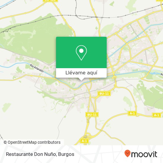 Mapa Restaurante Don Nuño