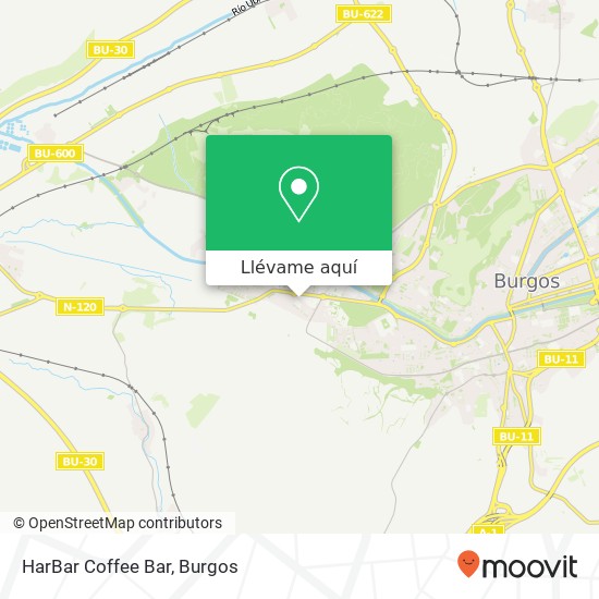Mapa HarBar Coffee Bar