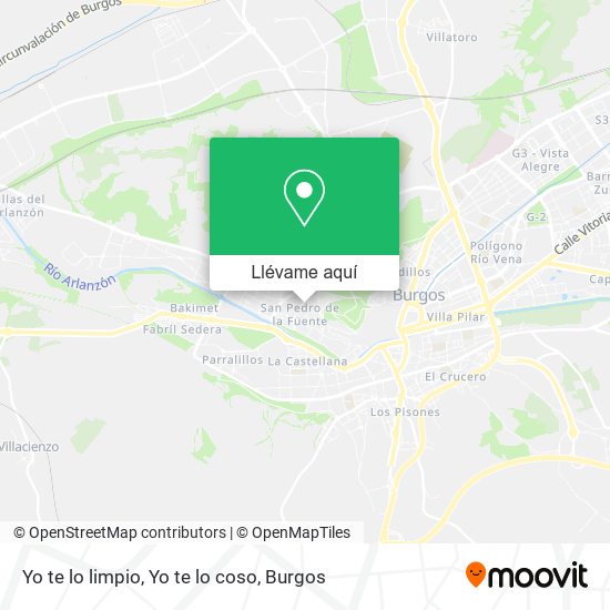 Mapa Yo te lo limpio, Yo te lo coso