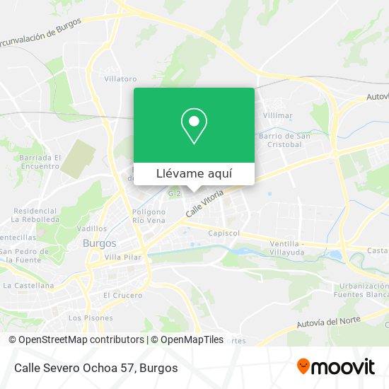 Mapa Calle Severo Ochoa 57