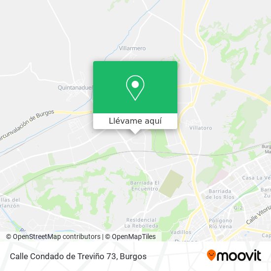 Mapa Calle Condado de Treviño 73
