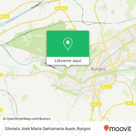 Mapa Glorieta José María Santamaría Ausín