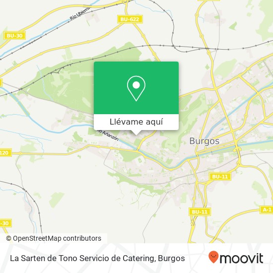 Mapa La Sarten de Tono Servicio de Catering, Calle Mariana Pineda, 1 09003 Burgos