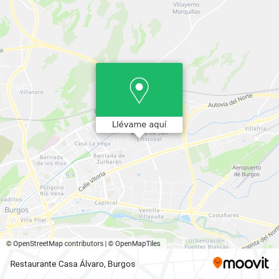 Mapa Restaurante Casa Álvaro