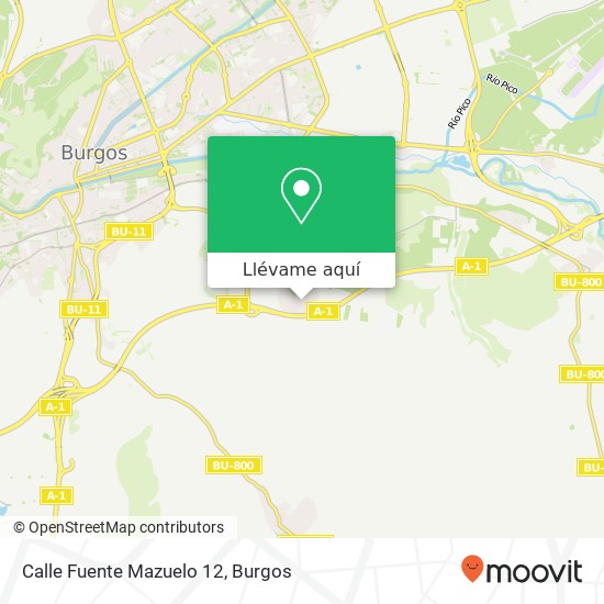 Mapa Calle Fuente Mazuelo 12