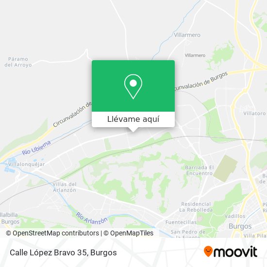Mapa Calle López Bravo 35