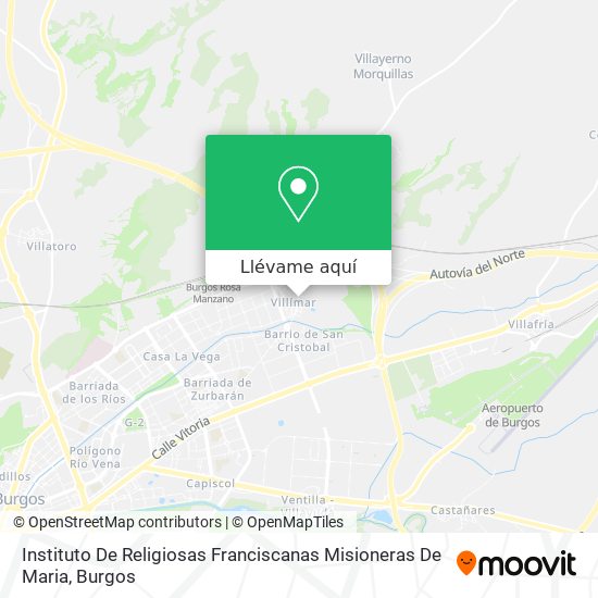 Mapa Instituto De Religiosas Franciscanas Misioneras De Maria