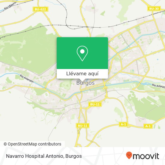 Mapa Navarro Hospital Antonio