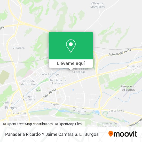 Mapa Panaderia Ricardo Y Jaime Camara S. L.