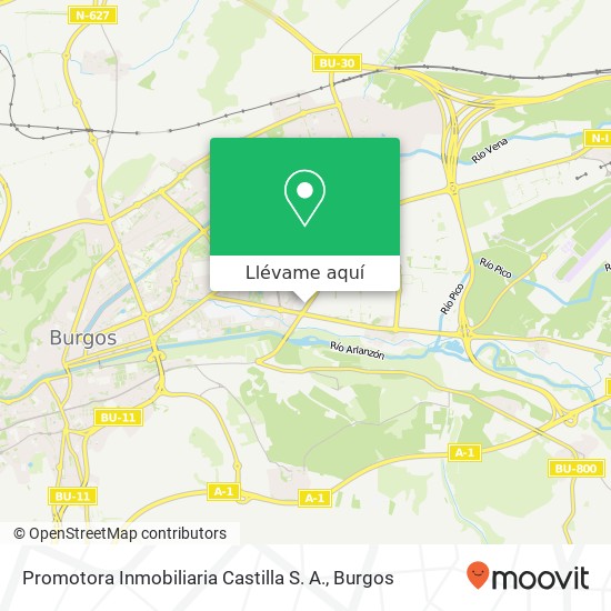 Mapa Promotora Inmobiliaria Castilla S. A.