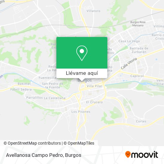 Mapa Avellanosa Campo Pedro