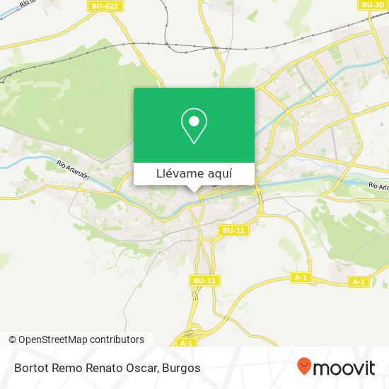 Mapa Bortot  Remo Renato Oscar