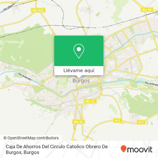 Mapa Caja De Ahorros Del Circulo Catolico Obrero De Burgos