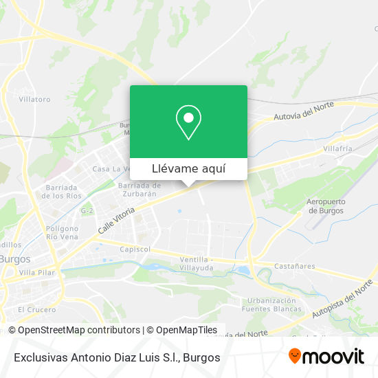 Mapa Exclusivas Antonio Diaz Luis S.l.